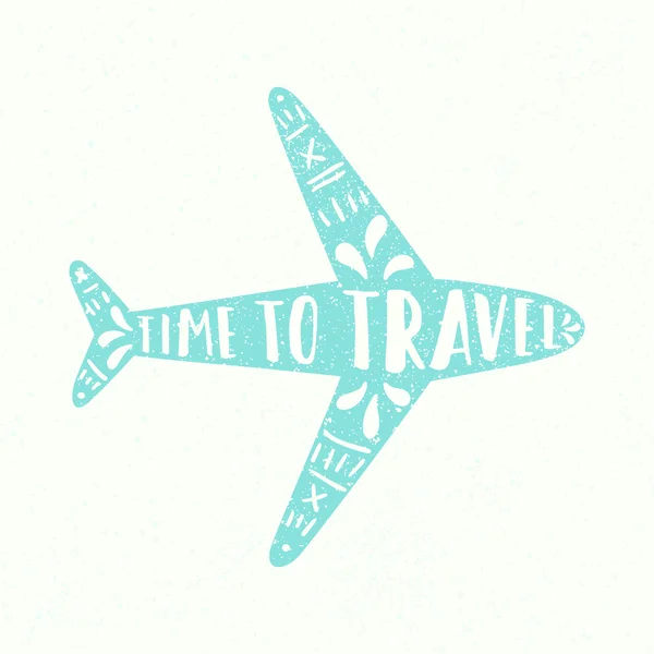 Time to travel. — Stock Vector