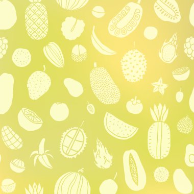 Tropik meyve arka plan.