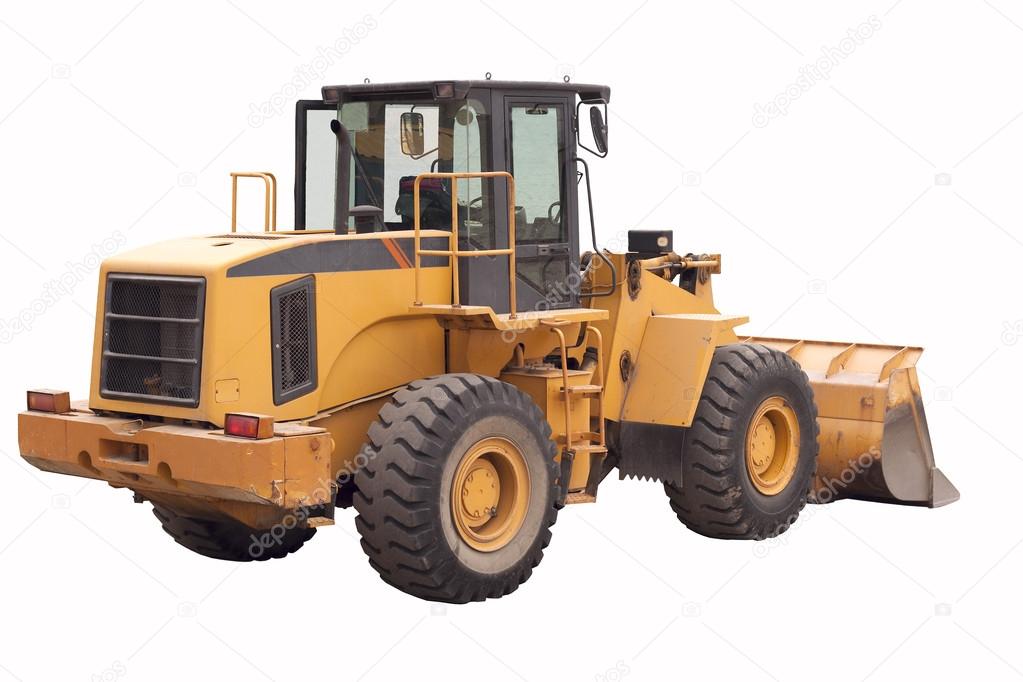 yellow bulldozer