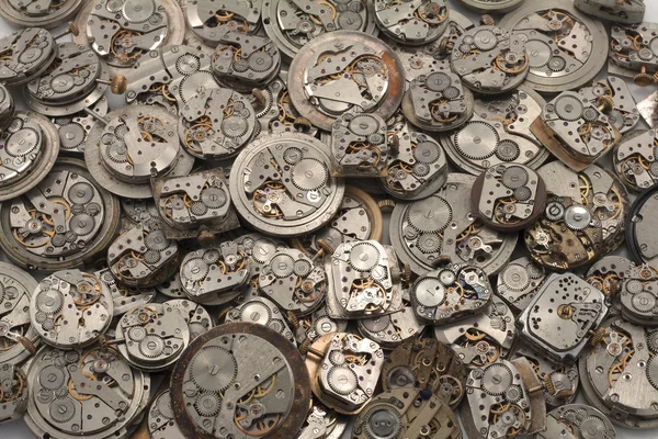 Background of clock mechanisms — Stock Photo, Image