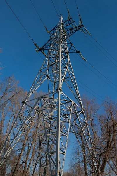 Torre eléctrica de alto voltaje —  Fotos de Stock