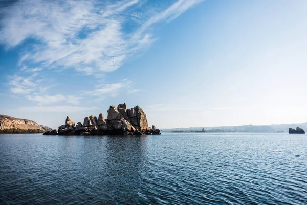 Mısır, Agilkia adasındaki Isis Tapınağı, Aswan, Mısır 'dan taşındı. Eski, tarihi