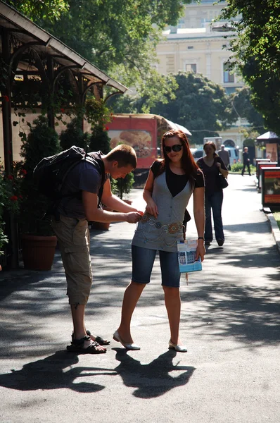 Çift, kadın adamla