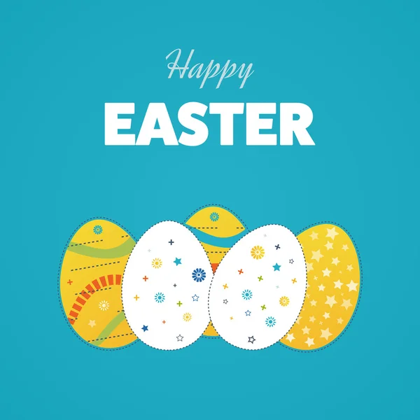 Tarjeta Happy Easte — Vector de stock