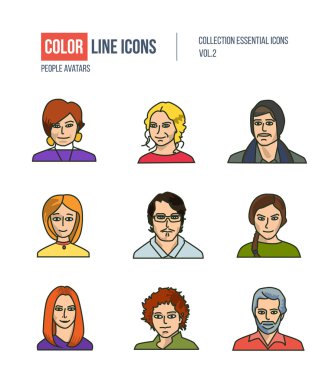 İnsanlar koleksiyonu iş.