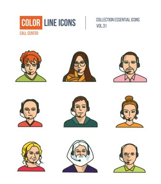 İnsanlar koleksiyonu iş.