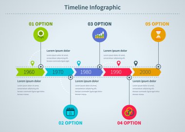 Infographic iş diyagramları