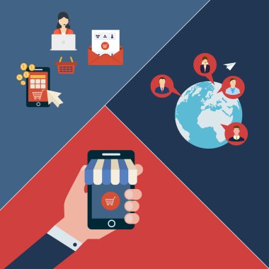 Mobil Pazarlama için simgeler