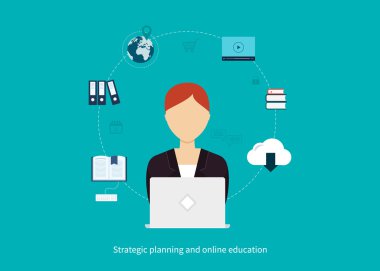 Online education, management concept