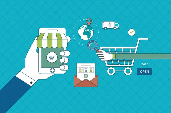 Online alışveriş ve mobil pazarlama