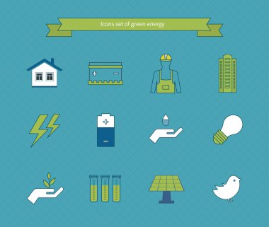 yeşil enerji simgeler