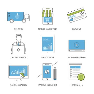 Mobil Pazarlama simgeler