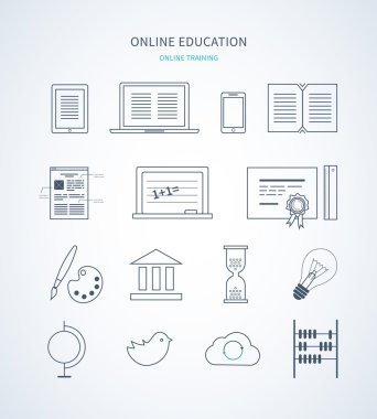 Web sitesi Seo optimizasyon Icons set