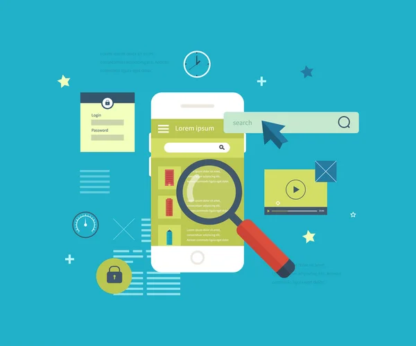 Mobile app to search for real estate