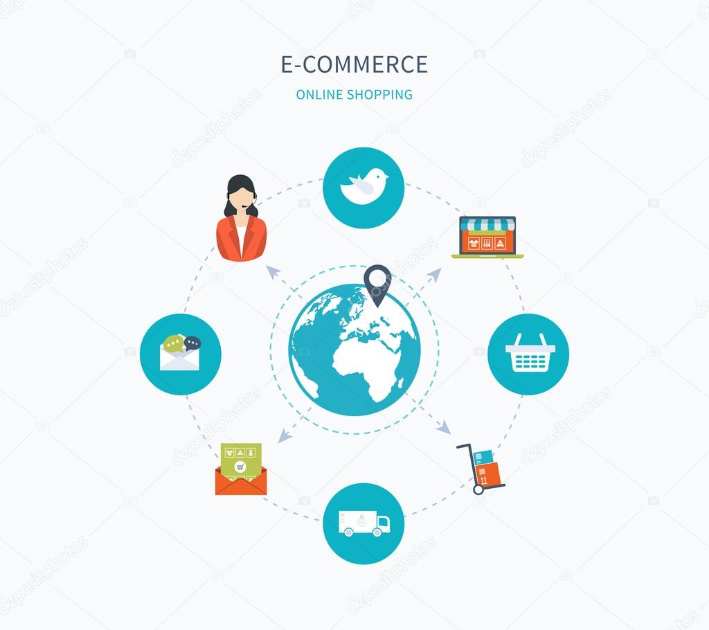 e-commerce and online shopping icons