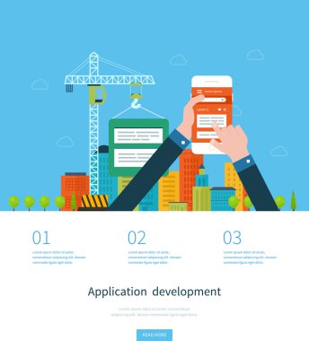 concept for e-business, web sites