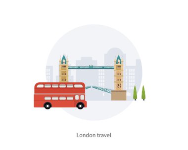 Vector set of London city