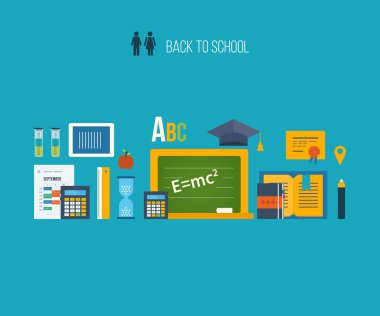 distance education and e-learning icons