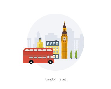 Vector set of London city