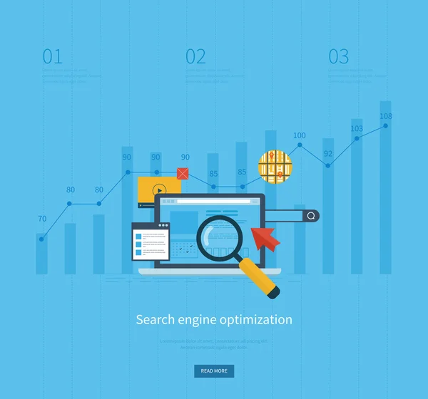 Search engine optimization — Stock Vector