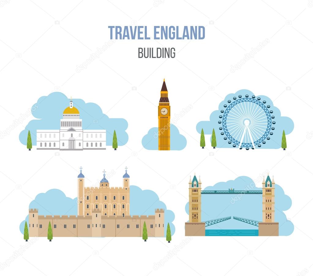 London, United Kingdom flat icons