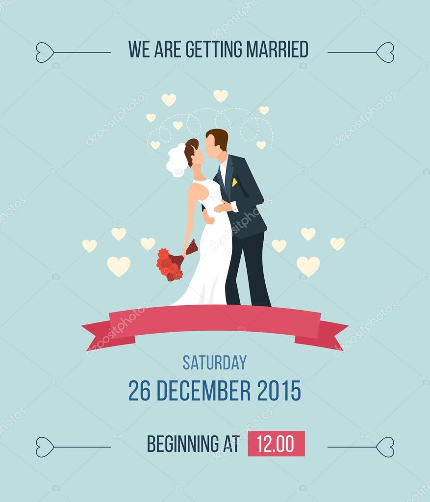Wedding invitation cartoon Stock Vector Image by ©ideyweb #87359472 Wedding invitation cartoon Stock Vector Image by ©ideyweb #87359472