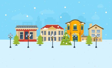 Kış mevsiminde şehir