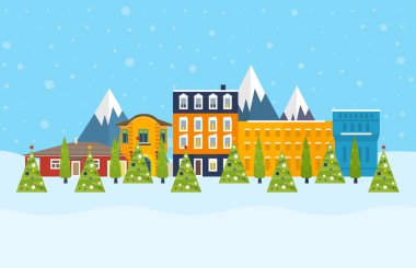 Kış mevsiminde şehir