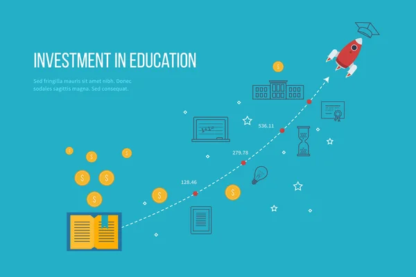 Strategia di apprendimento efficace — Vettoriale Stock