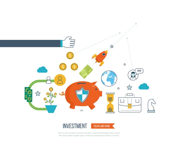 Concepten voor bedrijfsanalyse — Stockvector