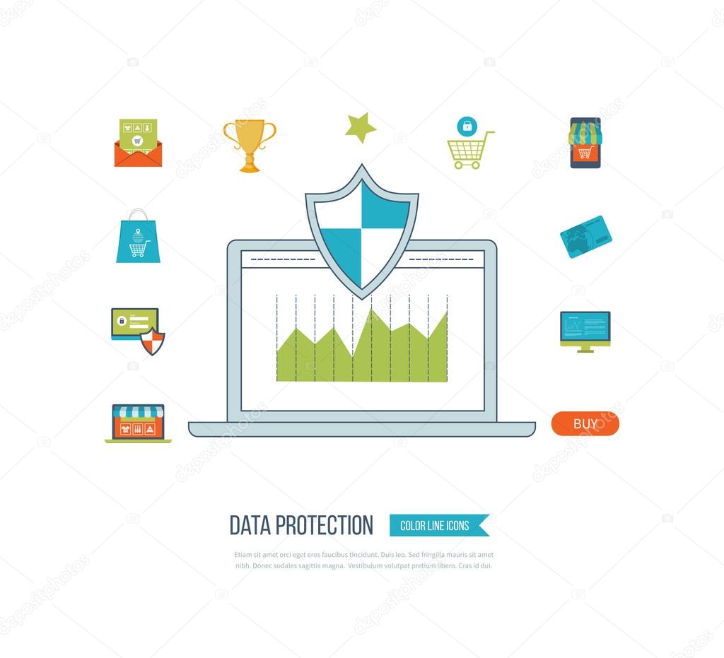 Data protection concept.