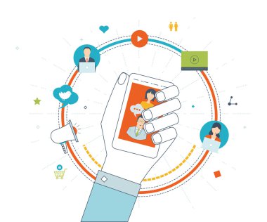 iş stratejisi için illüstrasyon kavramlar