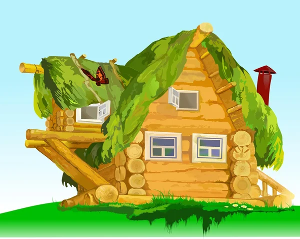 Dibujos: casas abandonadas | antigua casa abandonada — Vector de stock