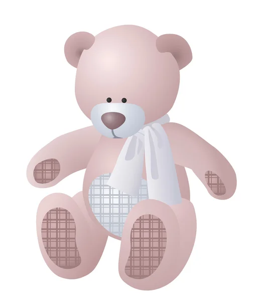 Teddy bear — Stockvector