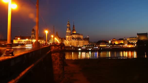 Praga di notte — Video Stock