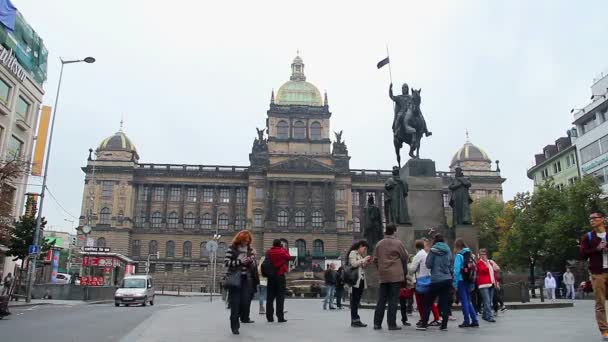 Prague National Museum — Stock Video