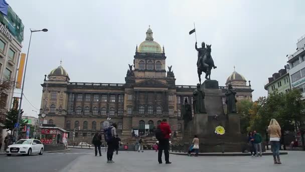 Prague National Museum — Stock Video