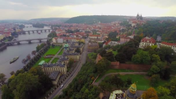 Oude stad Praag — Stockvideo