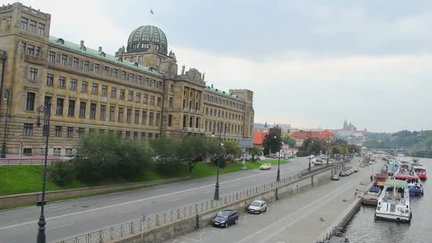 Perspectivas de Praga al Castillo — Vídeos de Stock