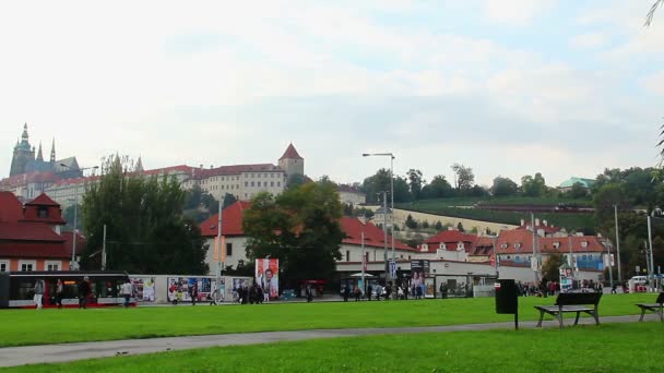 Torget i Prag — Stockvideo