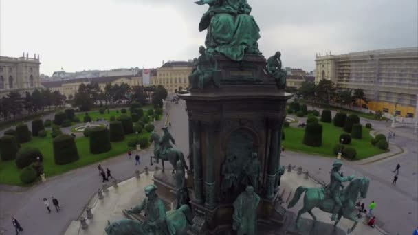 Wien monument — Stockvideo