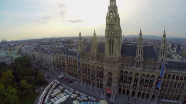 Wien arkitekturen — Stockvideo