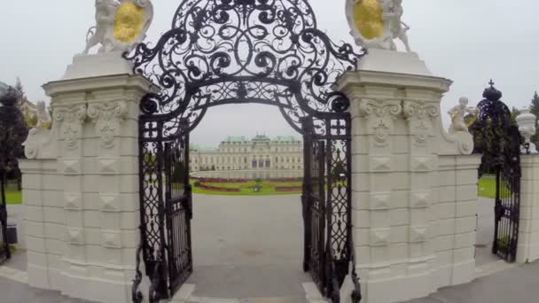 Belvedere Palace — Stock Video