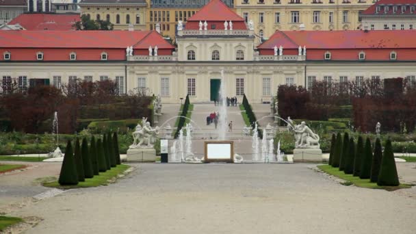 Kraliyet Sarayı Belvedere — Stok video