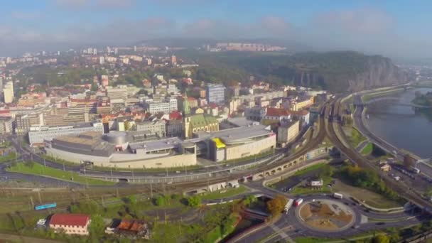 Vue aérienne de la ville 