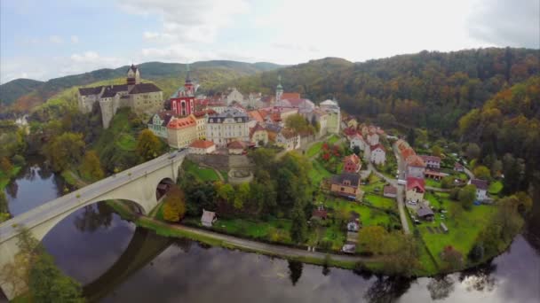 Cidade europeia velha — Vídeo de Stock