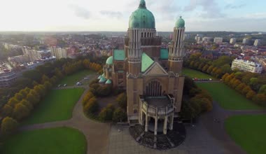 Brüksel hava Şehir Manzaralı