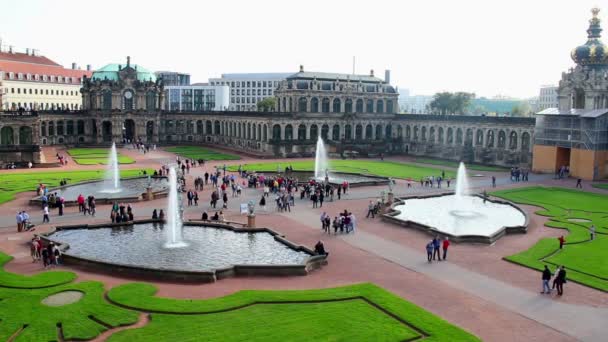 Kungliga slottet i dresden — Stockvideo