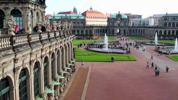 Königlicher palast in dresden — Stockvideo