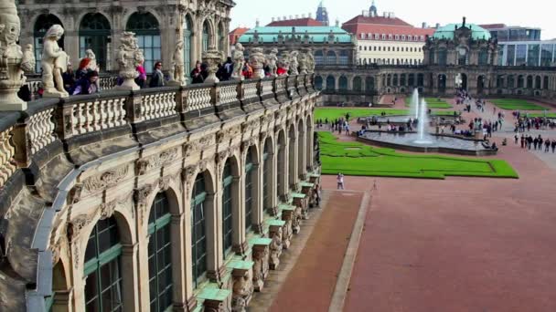 Palácio real em dresden — Vídeo de Stock
